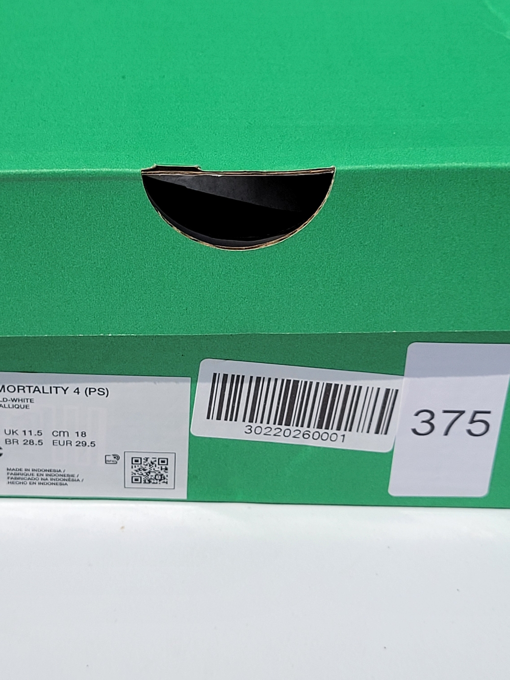 KIDS 12C NIKE GIANNIS IMMORTALITY 4 SNEAKER BASKETBALL SHOE – WHITE/ GOLD– NIB - Picture 2 of 7